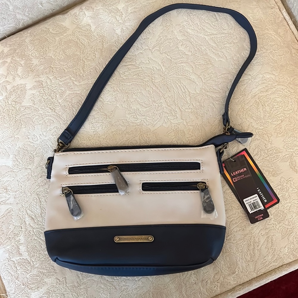 Stone Mountain Leather Shoulder Bag NEW with tags